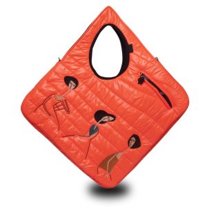 Morikukko Diagonal Tote Bag Modigliani Orange